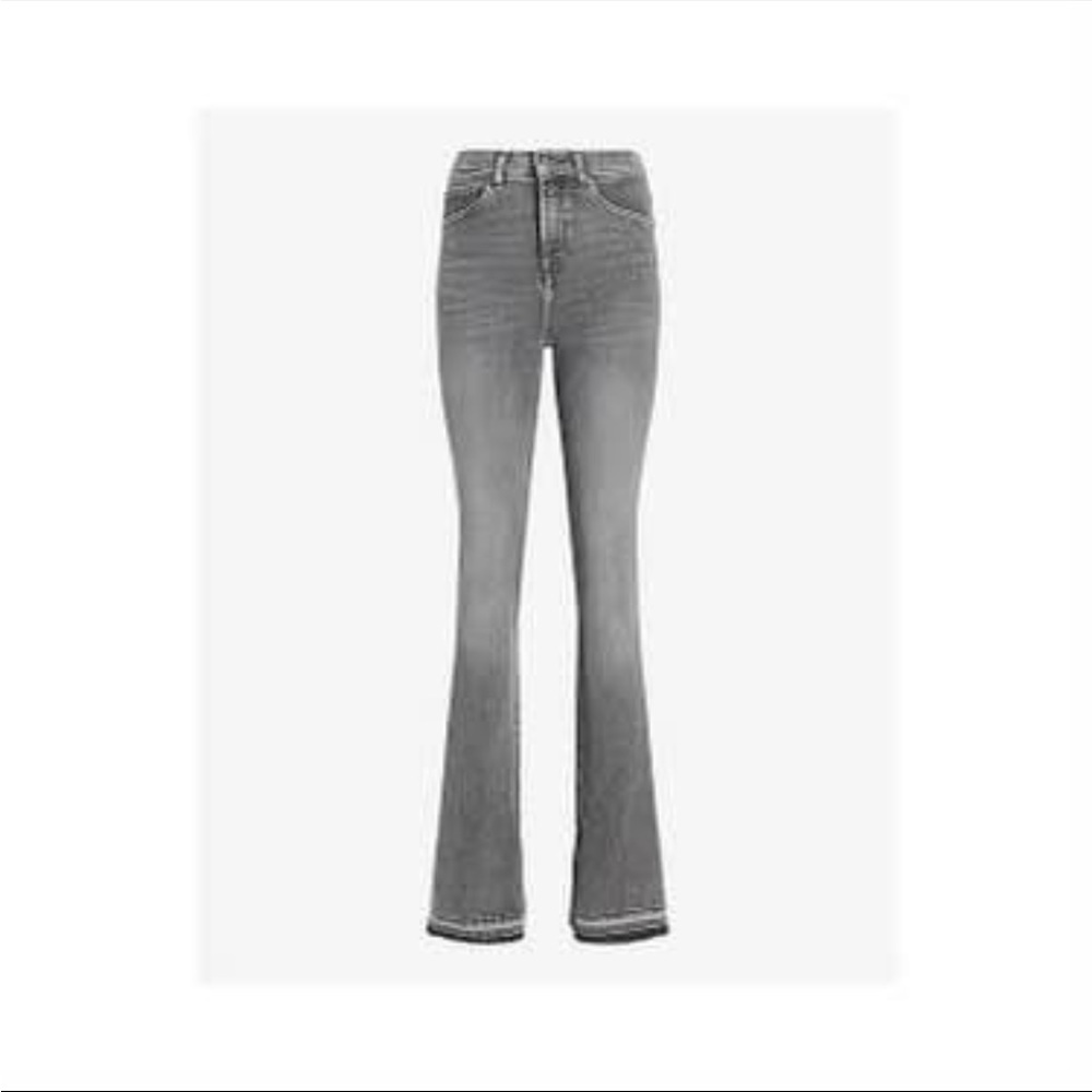 NWT Express women’s grey falte jeans
